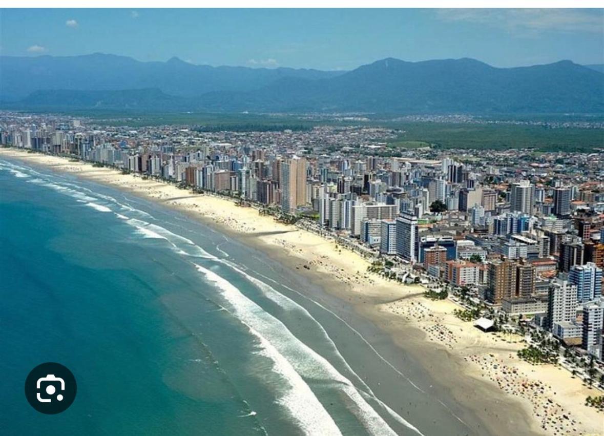 Guilhermina Frente Para O Mar Praia Grande Dış mekan fotoğraf